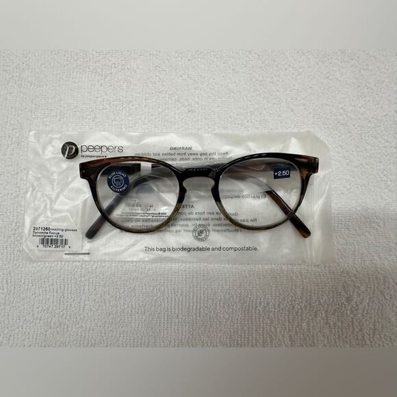 Anthropologie Reading Glasses Peepers 2.50 Blue Light Blocking Dynamite • NEW • - Picture 11 of 14